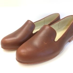 Nisolo Women's Smoking Shoe (Brandy)